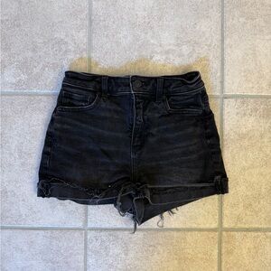 American Eagle Black Denim Shorts